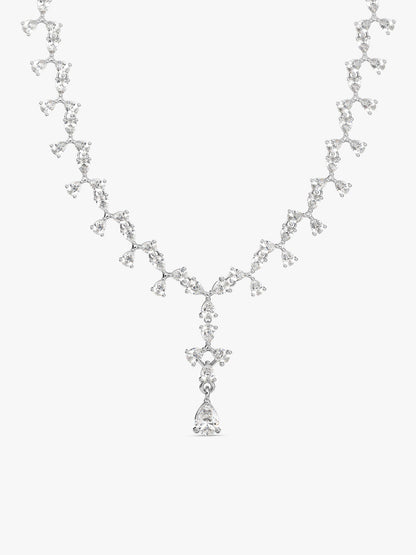Silver Sparkling Beauty Necklace