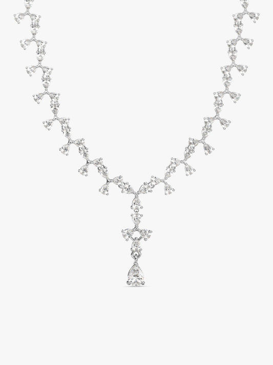 Silver Sparkling Beauty Necklace