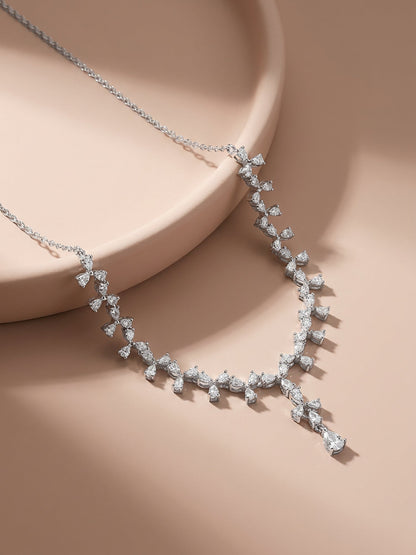 Silver Sparkling Beauty Necklace