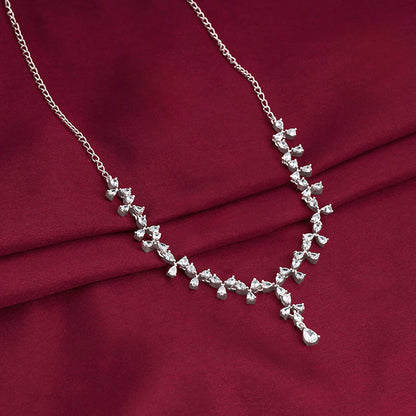 Silver Sparkling Beauty Necklace