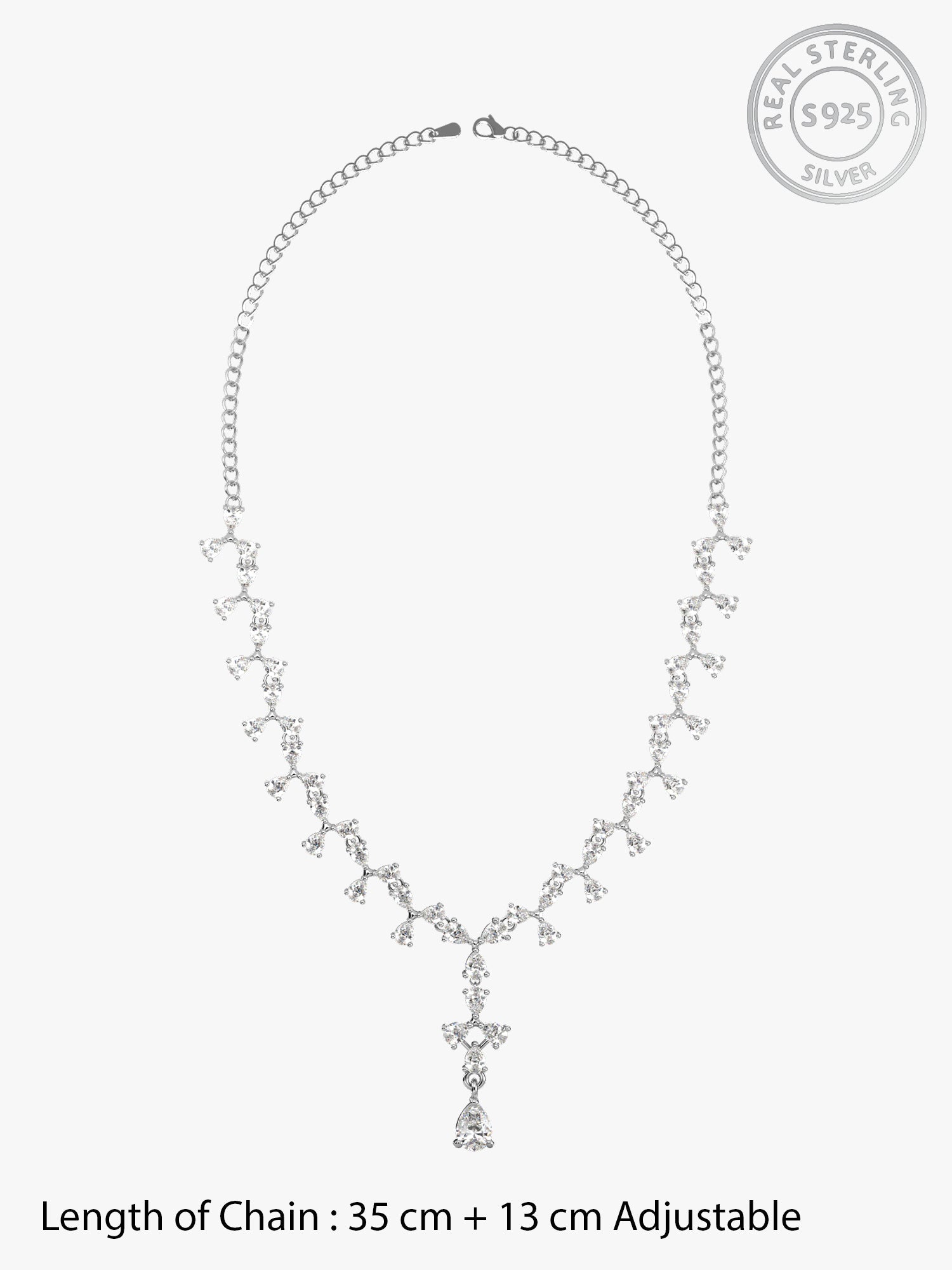 Silver Sparkling Beauty Necklace