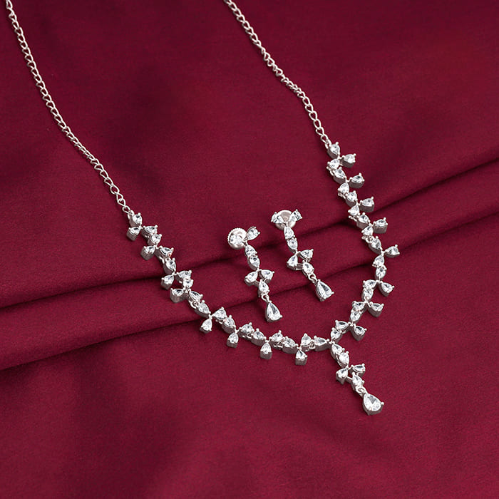 Silver Sparkling Beauty Set