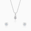 Silver Cute Zirconia Set