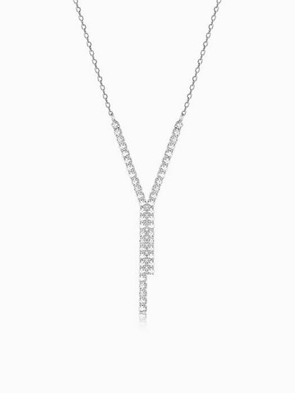 Silver Collide Necklace