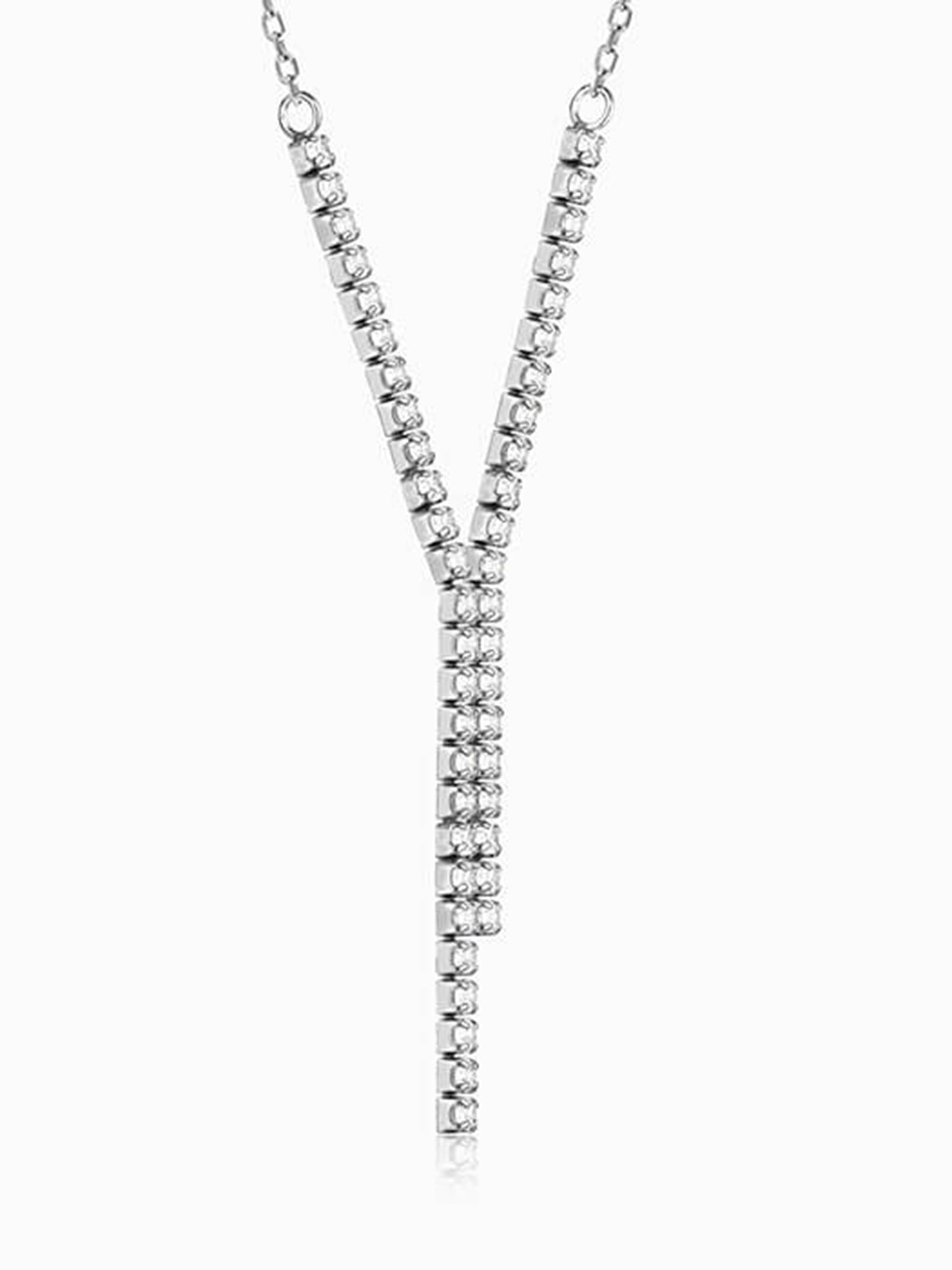 Silver Collide Necklace