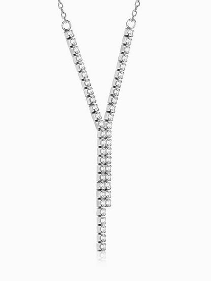 Silver Collide Necklace