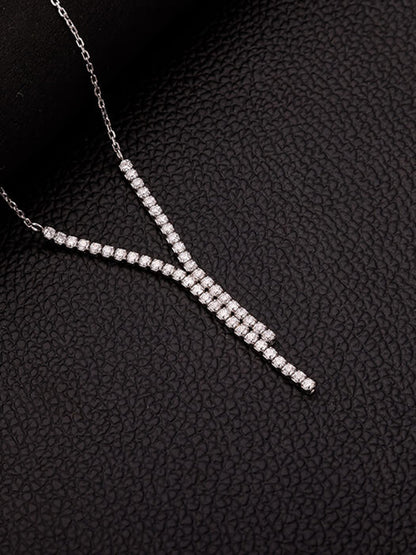Silver Collide Necklace
