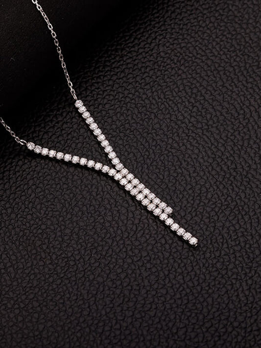 Silver Collide Necklace