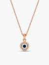 Rose Gold Zircon Evil Eye Bling Bracelet