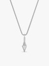 Aditya Roy Kapur Silver Kite Pendant with Box Chain For Him
