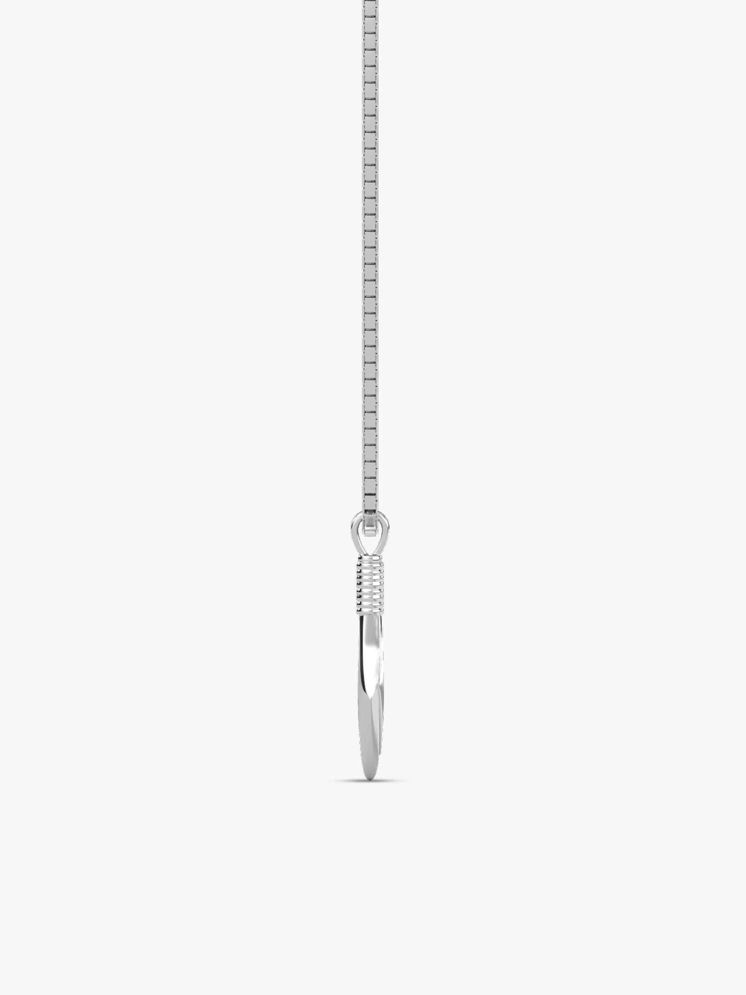 Aditya Roy Kapur Silver Kite Pendant with Box Chain For Him