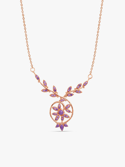 Rose Gold French Beauty Necklace