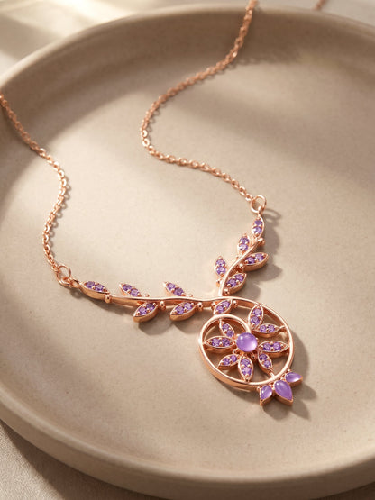 Rose Gold French Beauty Necklace