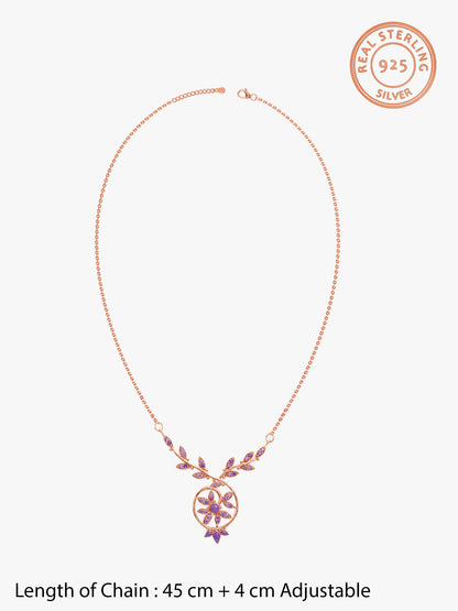 Rose Gold French Beauty Necklace