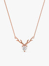 Rose Gold Deer Sparkle Earrings