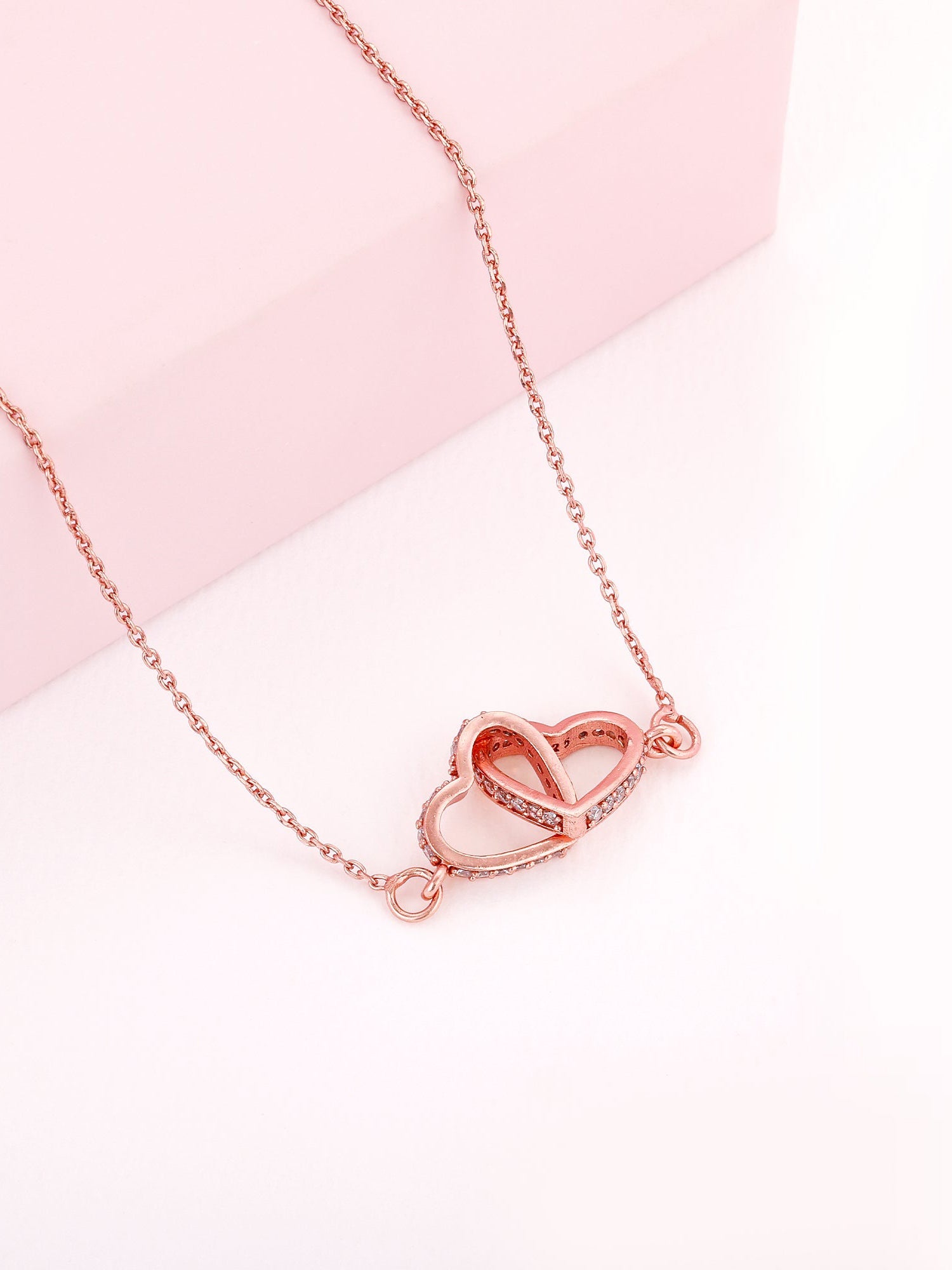 Rose Gold Locked-In-Love Necklace