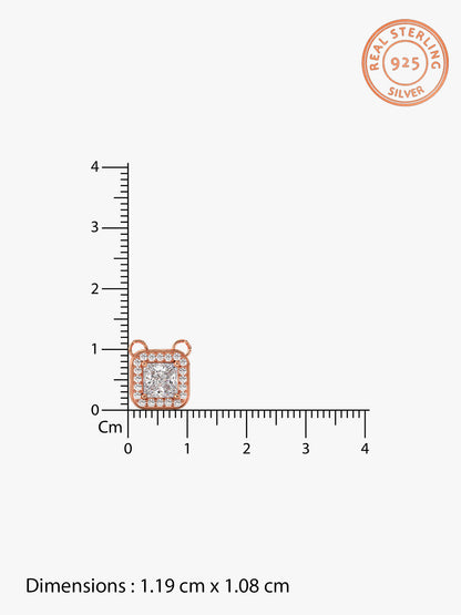 Rose Gold Love Square Mangalsutra