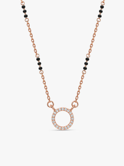 Rose Gold Connected for Life Mangalsutra
