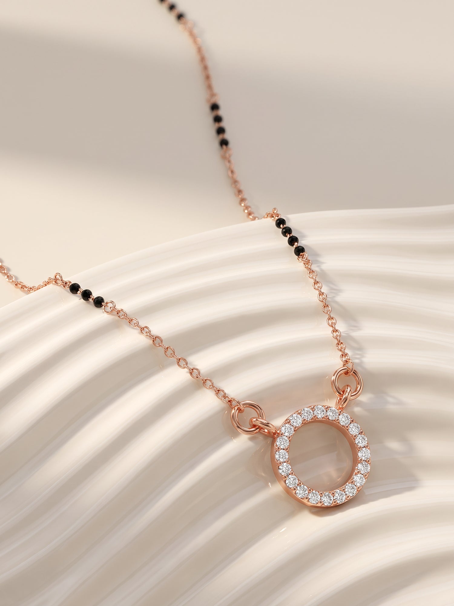 Rose Gold Connected for Life Mangalsutra