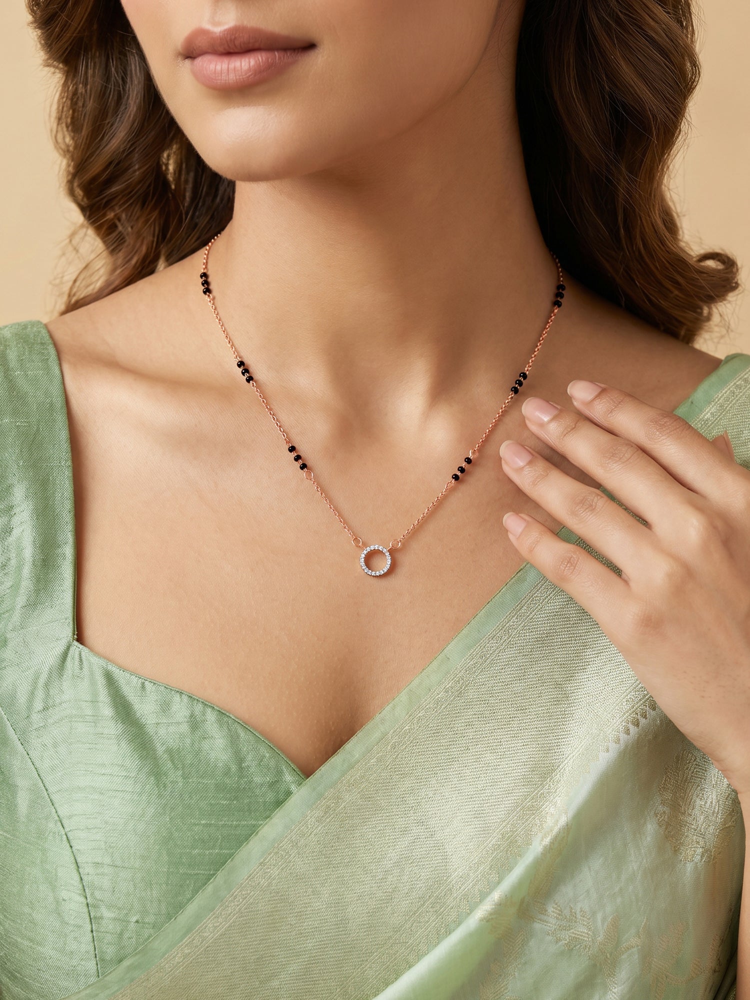 Rose Gold Connected for Life Mangalsutra