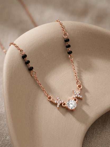 Rose Gold Dear Love Mangalsutra