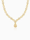 Golden Zircon Shine Elegant Earrings