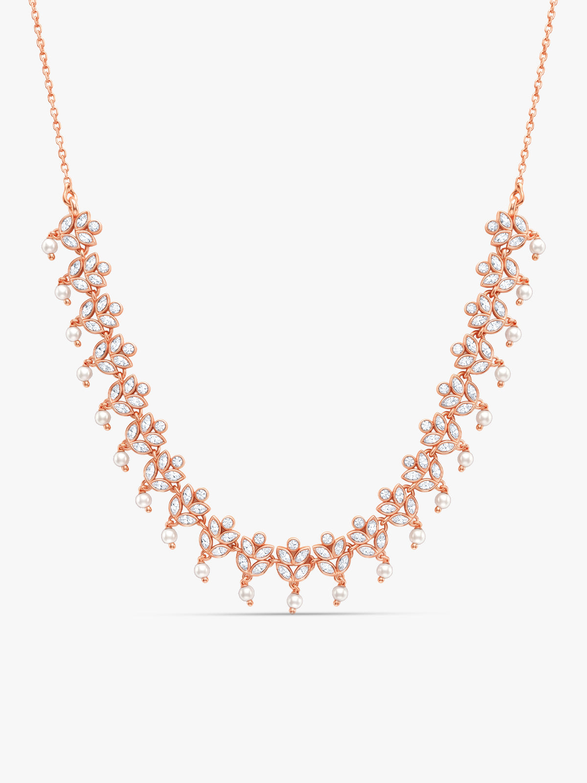 Rose Gold Gleam of Glamour Necklace