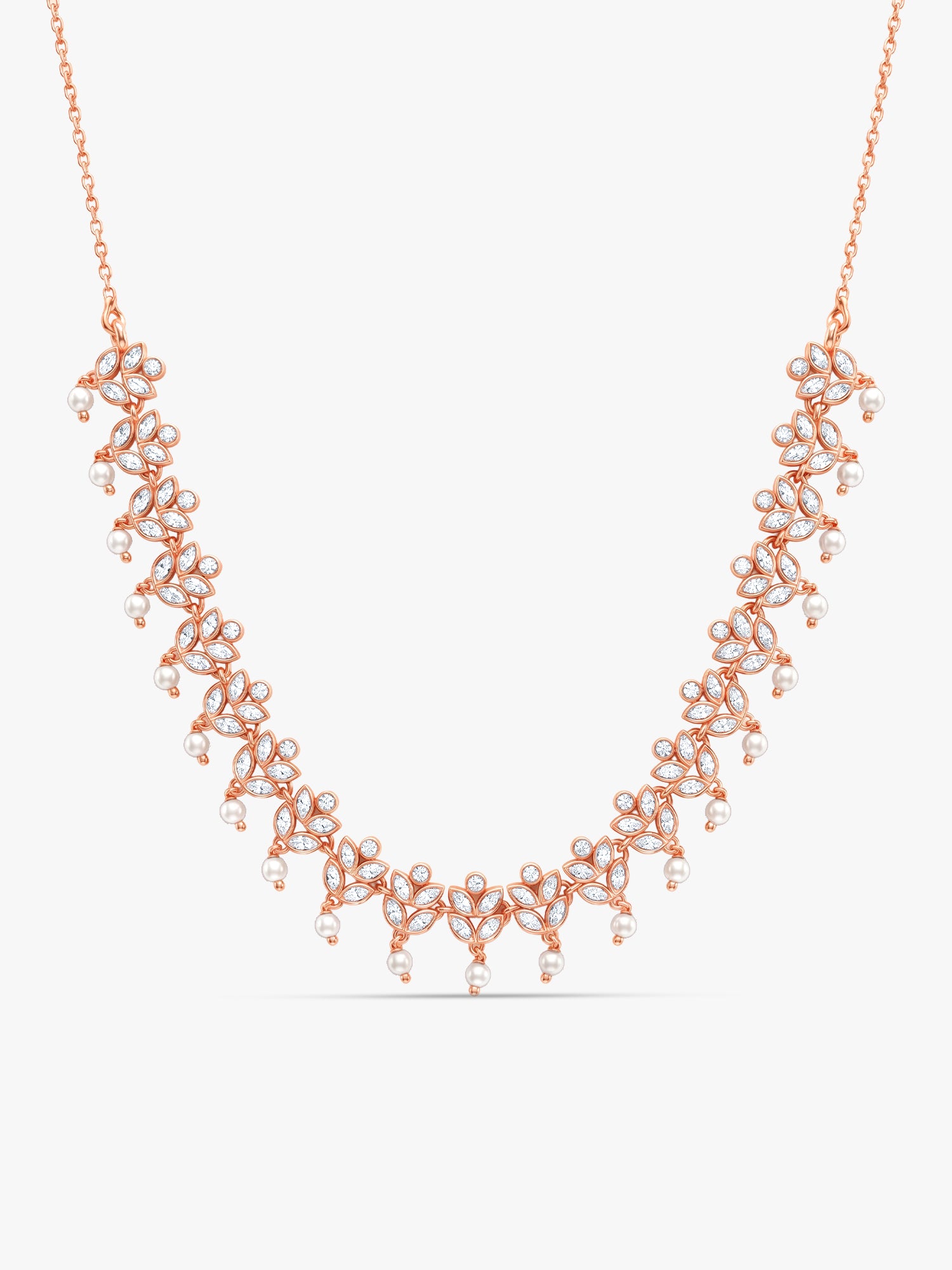 Rose Gold Gleam of Glamour Necklace