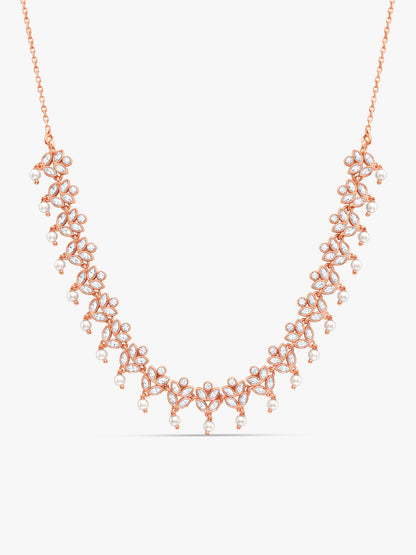 Rose Gold Gleam of Glamour Necklace