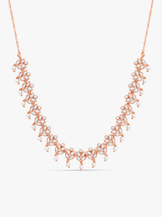 Rose Gold Gleam of Glamour Necklace