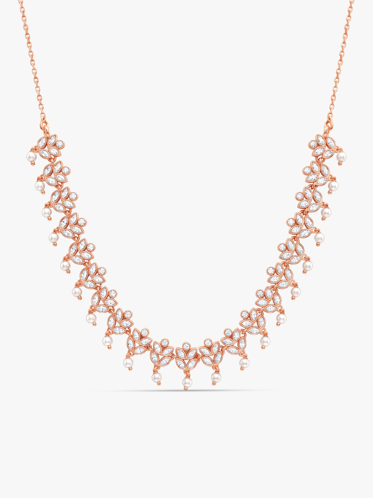 Rose Gold Gleam of Glamour Necklace