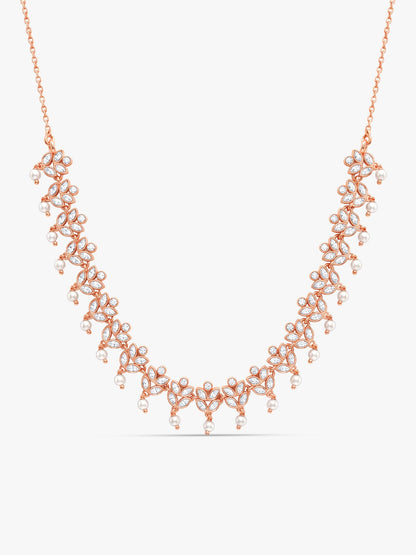 Rose Gold Gleam of Glamour Necklace