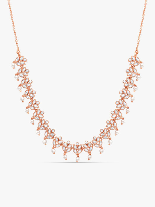 Rose Gold Gleam of Glamour Necklace
