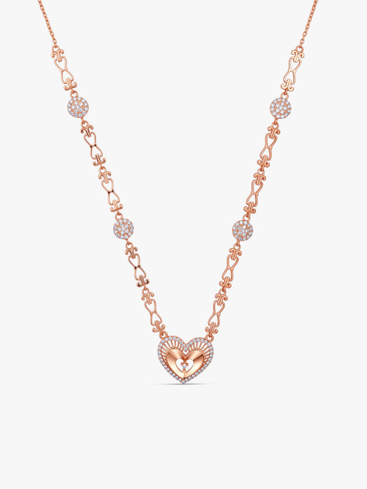 Rose Gold Love Affair Necklace