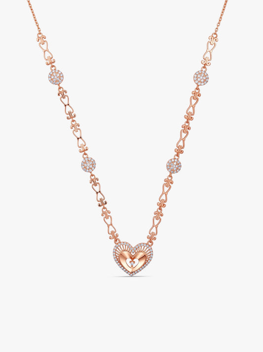 Rose Gold Love Affair Necklace