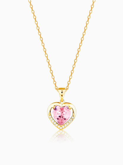Golden Dreamy Heart Pendant