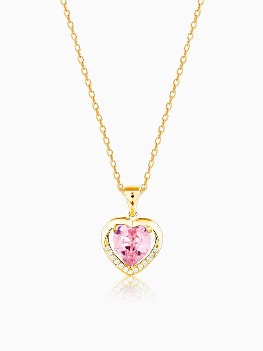 Golden Dreamy Heart Pendant