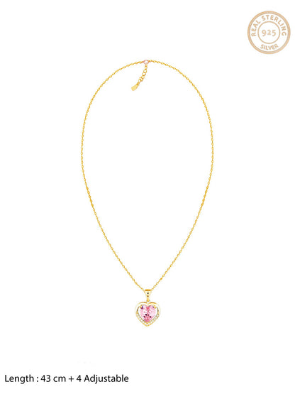 Golden Dreamy Heart Pendant