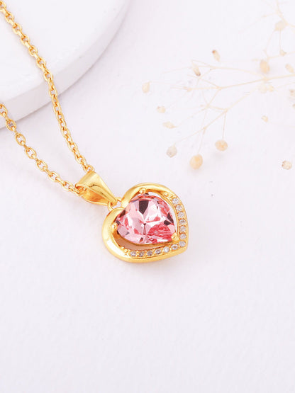 Golden Dreamy Heart Pendant