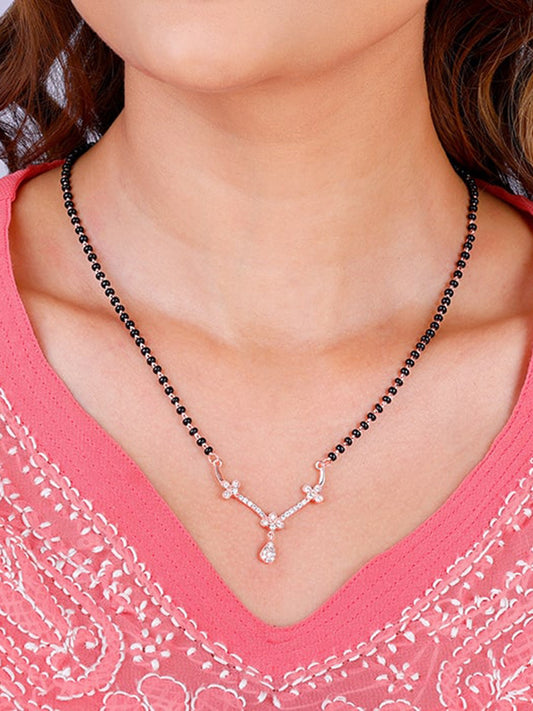 Rose Gold Harmony Drop Mangalsutra