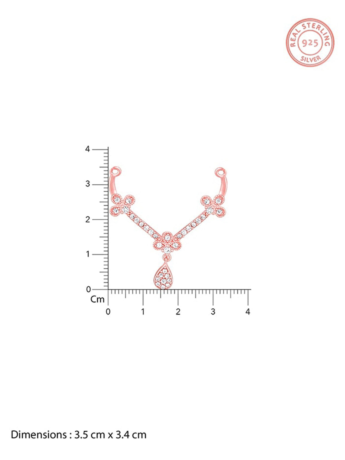 Rose Gold Harmony Drop Mangalsutra