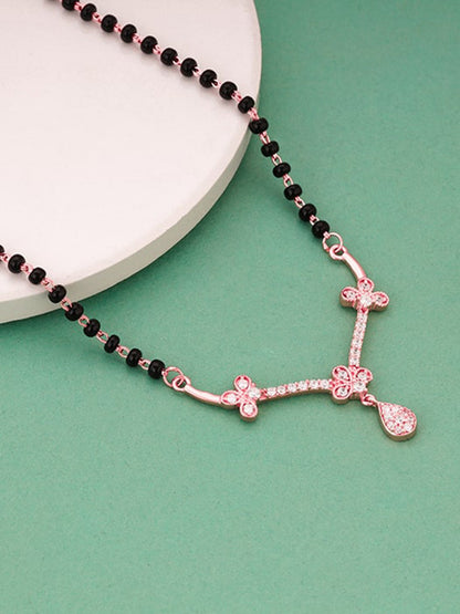 Rose Gold Harmony Drop Mangalsutra