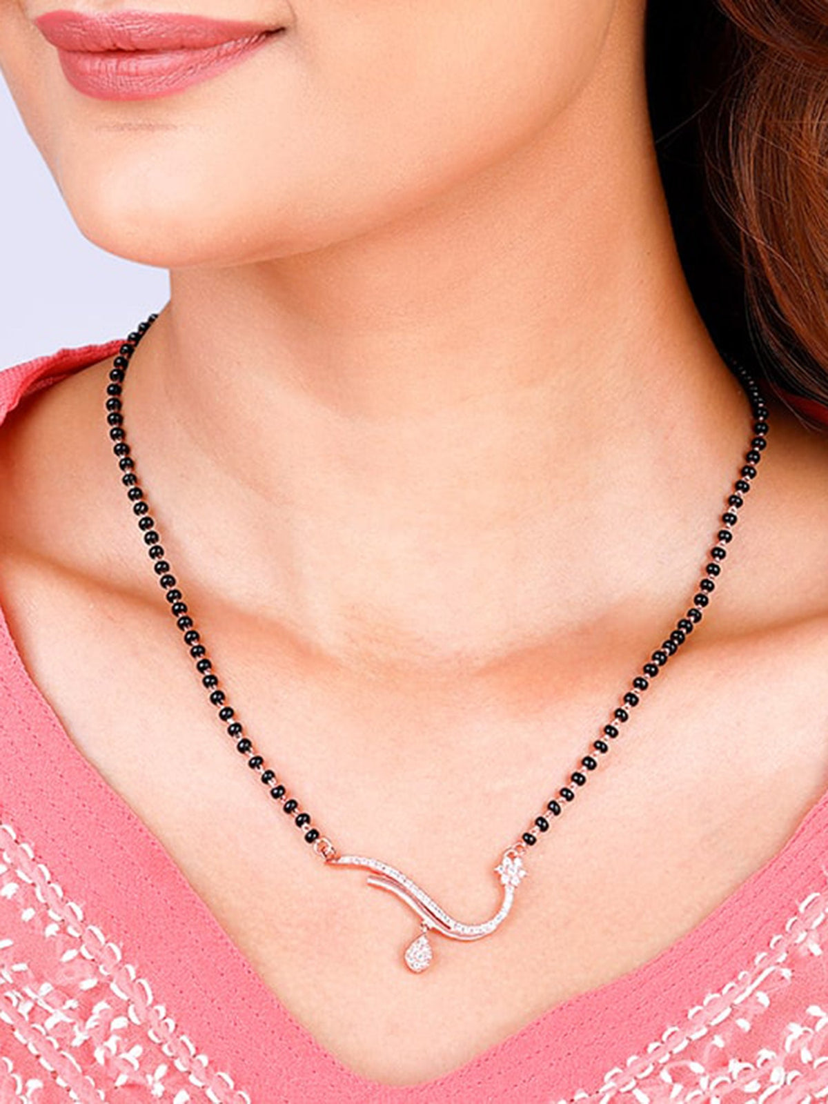Rose Gold Eternal Tie Mangalsutra