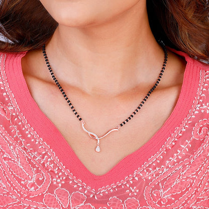 Rose Gold Enchanted Knot Mangalsutra