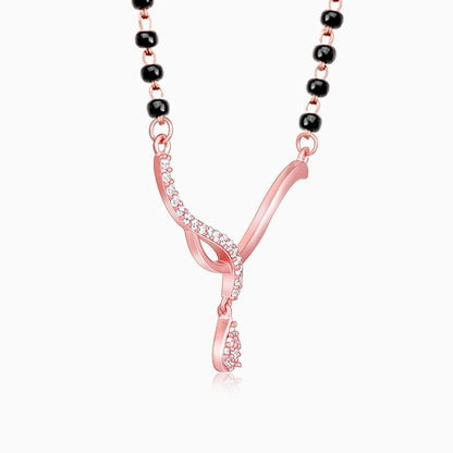 Rose Gold Enchanted Knot Mangalsutra