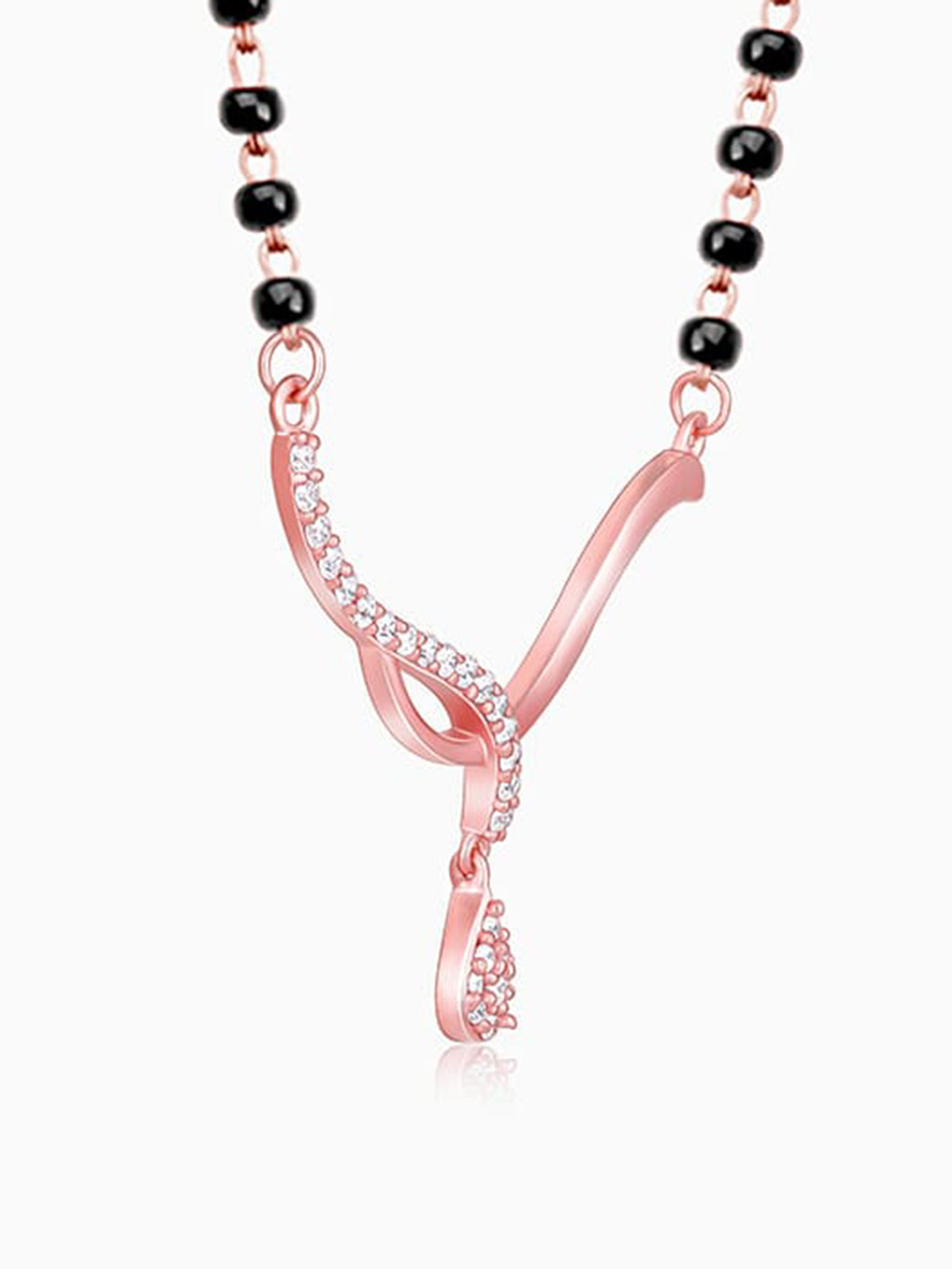 Rose Gold Enchanted Knot Mangalsutra