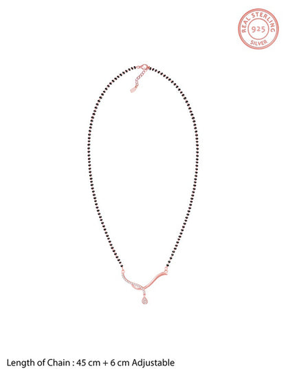 Rose Gold Enchanted Knot Mangalsutra