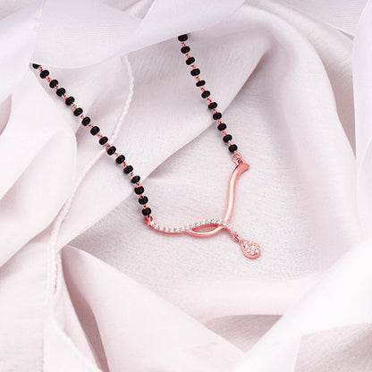 Rose Gold Enchanted Knot Mangalsutra