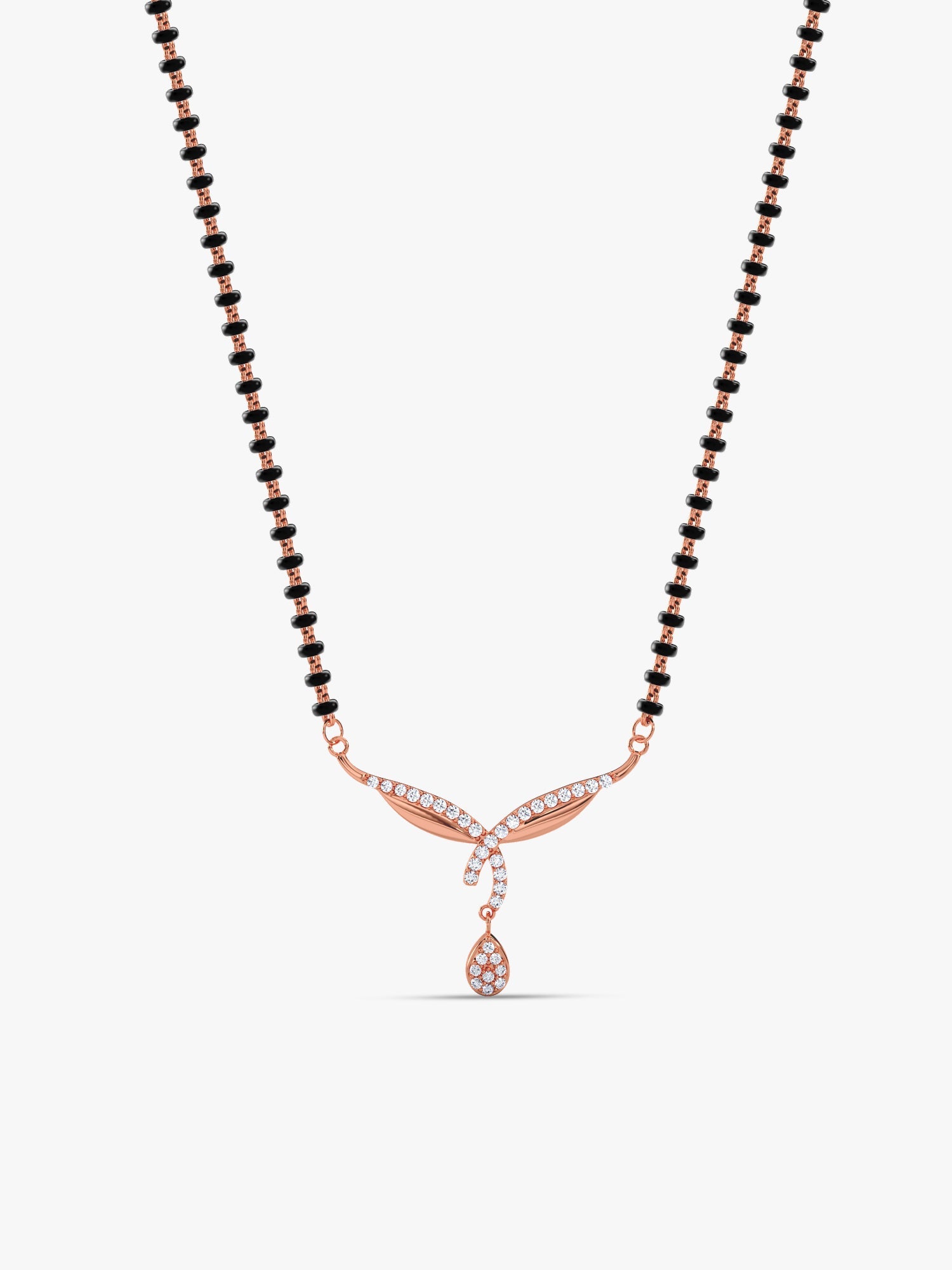 Rose Gold Vows of Love Mangalsutra