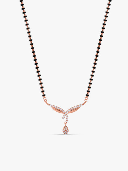 Rose Gold Vows of Love Mangalsutra